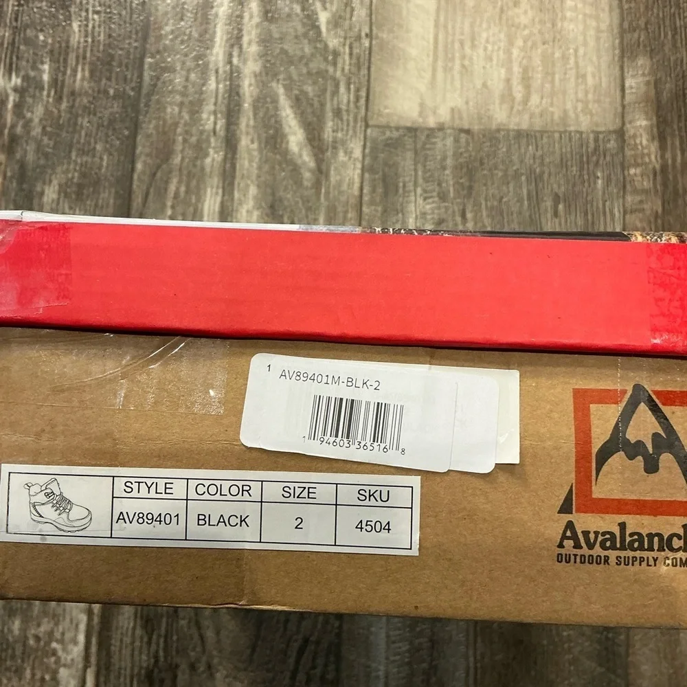 Avalanche Black Kid’s Outdoor Boots Size 2